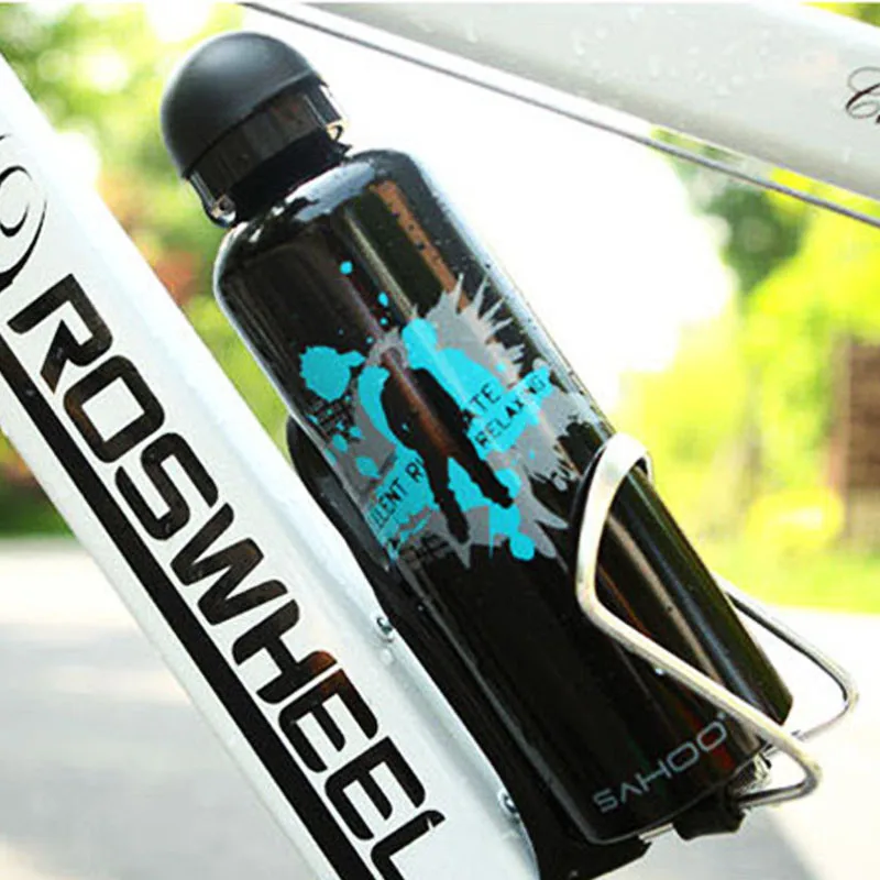 750ml Bike Bottle For Water Portable Aluminum Alloy Cycling Water Bottles With Dust Cover Bike