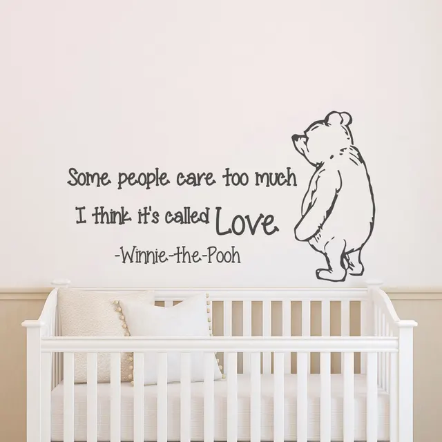 Cartoon Bear Wall Decal Quotes Vinyl Sticker For Kids Room Cartoon Bear Wall Decal Quotes Vinyl Sticker For Kids Room Bedroom Mural Home Decoration Baby