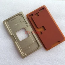 Ламинат Mechine Плесень Для iPhone X iPhone10 lcd и стекло позиционирования выравнивание прессования Металла Плесень+ коврик