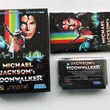 Игра MD: MoonWalker Майкла Джексона(японская версия! Коробка+ руководство+ картридж