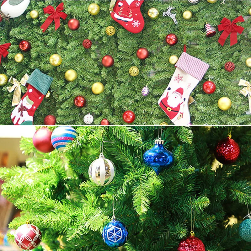 Bolas de plástico de Navidad brillantes colores mezclados diámetro 4/6/8/10 cm adornos de bola de galvanoplastia para fiesta en casa decoración envío de la gota