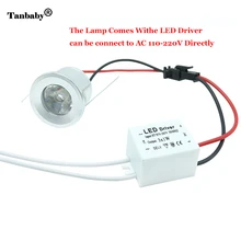 10 шт./компл. 1 Вт Светодиодный мини-прожектор поверхностного монтажа Ювелирная лампа светодиодный светильник для шкафа светильники для книжного шкафа светодиодный прожектор