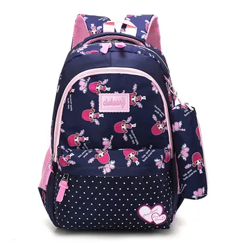 

New Fashion Floral printing large capacity School Bags for Girls Brand Women Backpack Cheap Shoulder Bag Wholesale Kids Backpack