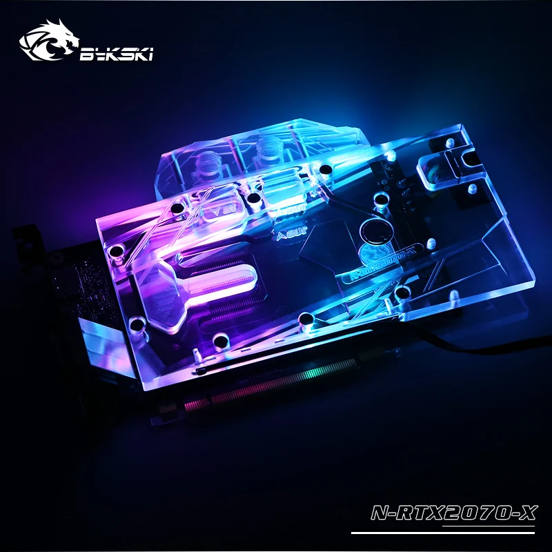 

Bykski Full Cover GPU Water Block For Reference NVIDIA GeForce RTX 2070 Founders Edition 8GB GDDR6. P/N: N-RTX2070-X