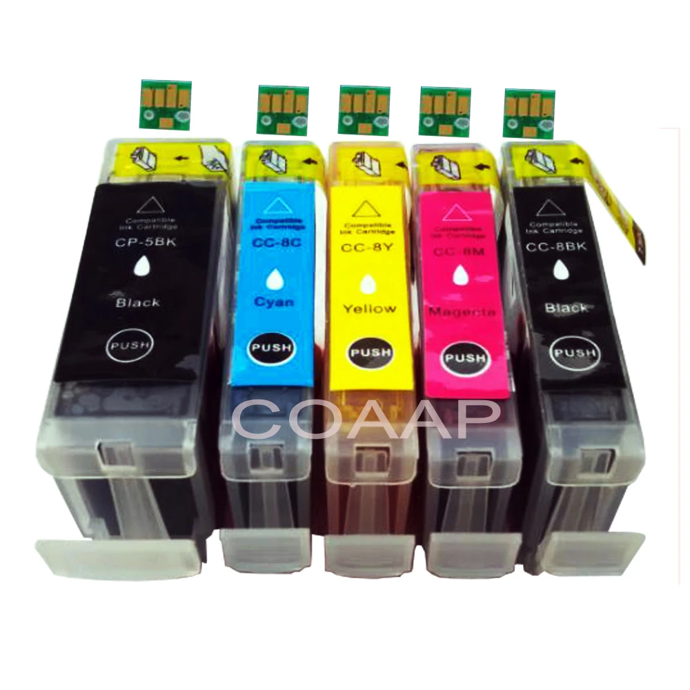 

5 pack CLI 8 PGI 5 XL ink cartridge for Compatible Canon MP600 MP500 MP800 IP4200 IP4300 IP4500 IP5200 IP5300 printer