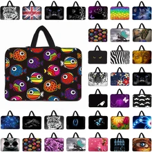 Viviration молнии принт 17/15/14/13/12/10 дюймов ноутбука ручка для переноски Чехол коврик для Macbook acer sony lenovo Thinkpad Dell