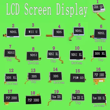 

YuXi For 3DS High Quality Replacement Top & bottom LCD Display Pantalla Screen For New 3DS XL LL for PSP 3000 for ND Si XL LL