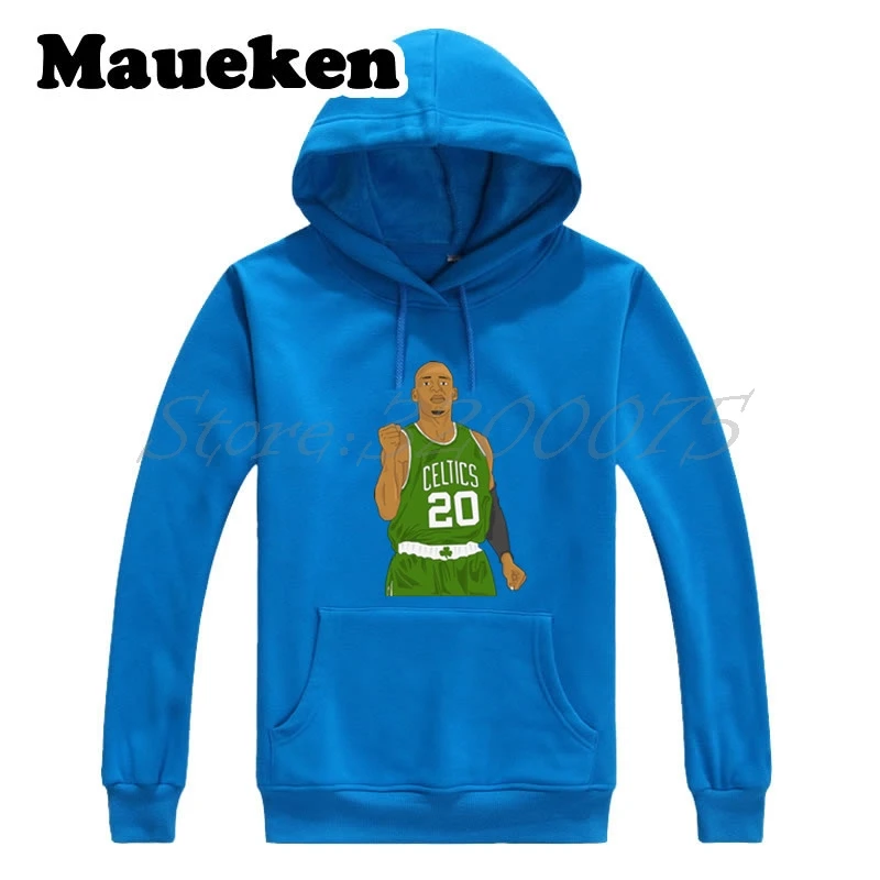 13 Мужские толстовки Legend#20 34 Walter Ray Allen Jr. Retired 4 Team 2 чемпионы толстовки с капюшоном толстые зимние W17112608 - Цвет: 13