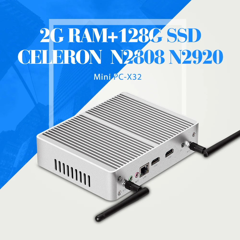 Laptop Computer Celeron N2808 N2920 DDR3 2G RAM 128G SSD 2 HDMI 1 LAN 6USB Tablet