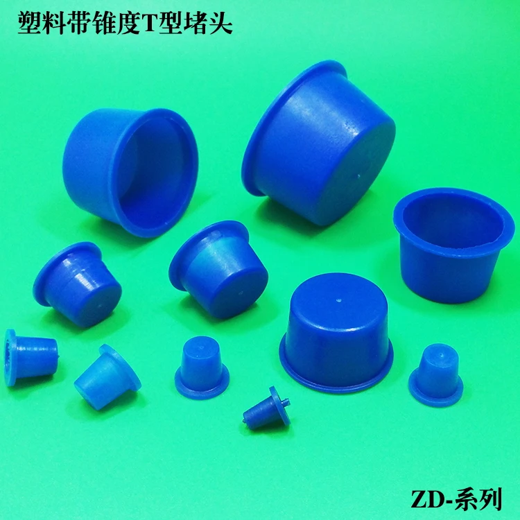 Blue Plastic Pipe Plug Internal Thread Plug Tapered Plug External