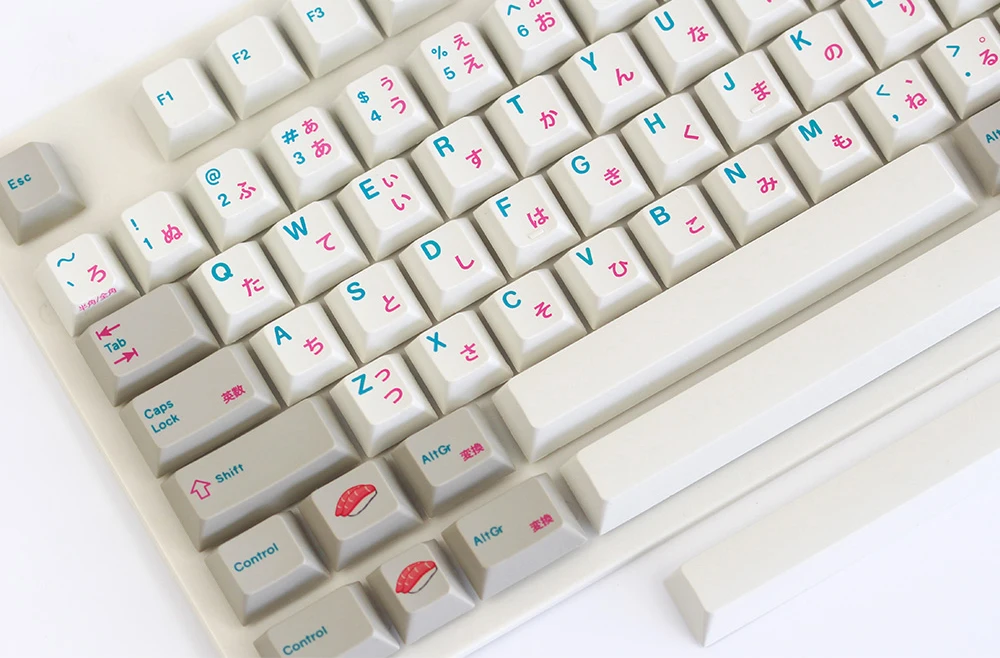 Enjoypbt Японский Суши keycap Вишневый профиль краситель-подложенный 117 клавиш для cherry mx Переключатель механическая клавиатура