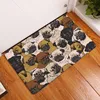 Tapis de porte imperméable pour porte d'entrée, bande dessinée drôle de renard, tapis de peinture pour chambre d'enfants, patins antidérapants ► Photo 3/5