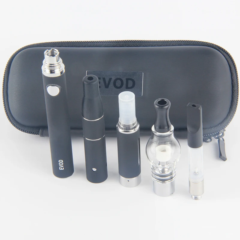 $5.99 Evod 4-In-1 Multi-Vape Pen E-Cig Pack Starter Kit For E-Liquid, Oil,  Herb, Wax(650mah, 900mah,1100mah)