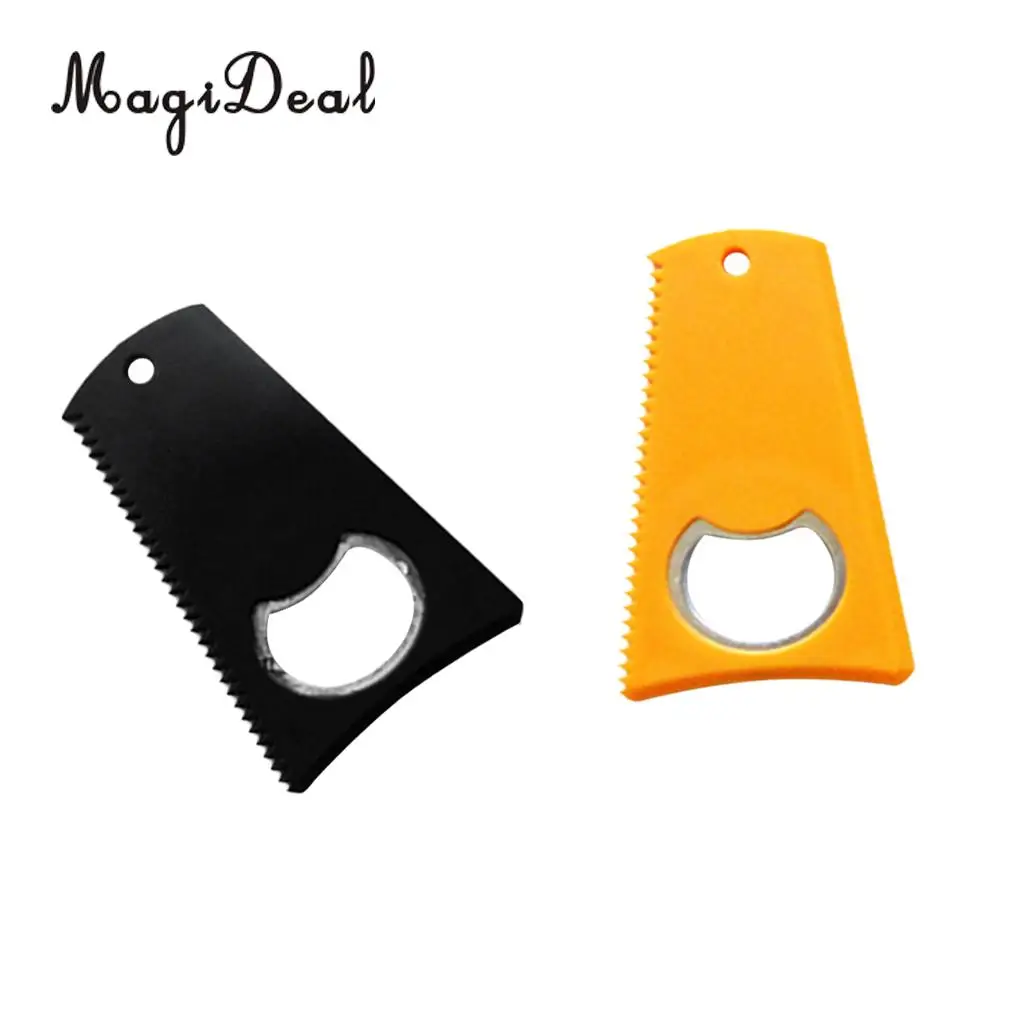 MagiDeal 2Pcs Surfboard Surf Board Surfboard Skimboard Wax Comb Clean Tool Bottle Opener Wax Comb Remover Clean Maintenance Tool