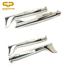 38MM-45MM Universal Motorcycle Exhaust Muffler Pipe Chrome Fish Tail Escape Moto for Vintage Cafe Racer Harley-Davidson Chopper 38MM-45MM Universal Motorcycle Exhaust Muffler Pipe Chrome Fish Tail Escape Moto for Vintage Cafe Racer Harley-Davidson Chopper