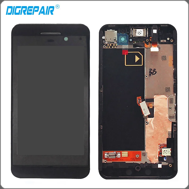 Black For Blackberry Z10 4G 3G Version LCD Display Touch Screen with