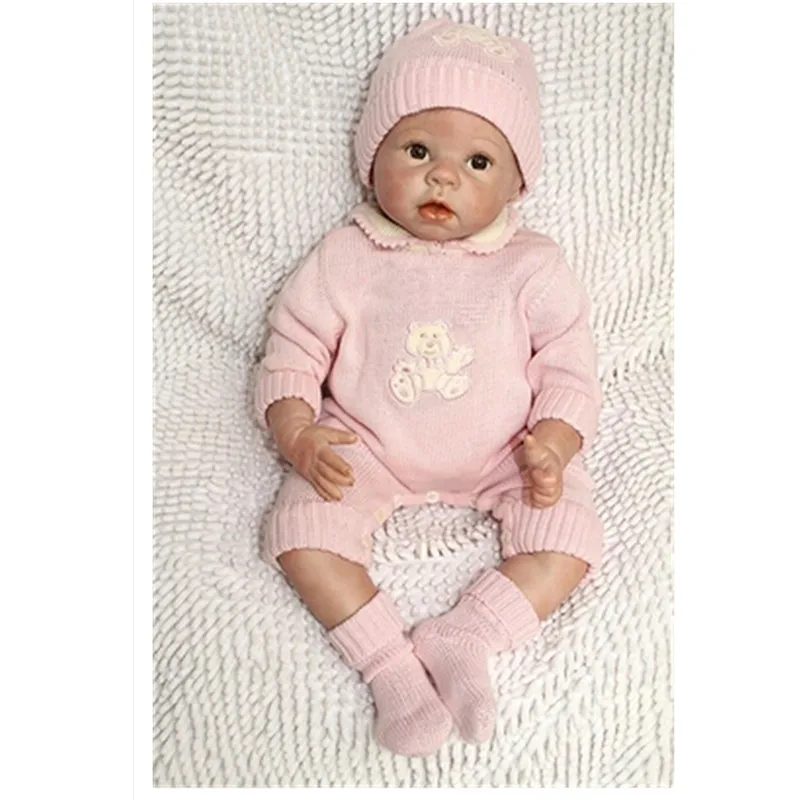 

Handmade Silicone Reborn Baby Dolls 20 Inch,Vivid Baby Reborn Doll Real Looking Toy for Children Free Shipping