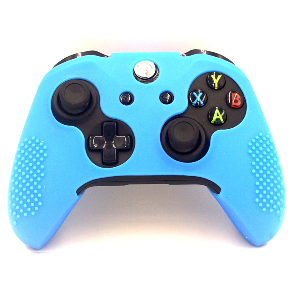 JIE LI Anti-Slip Silicone Cover Skin Case For XBOX ONE S X Controller Granular Style