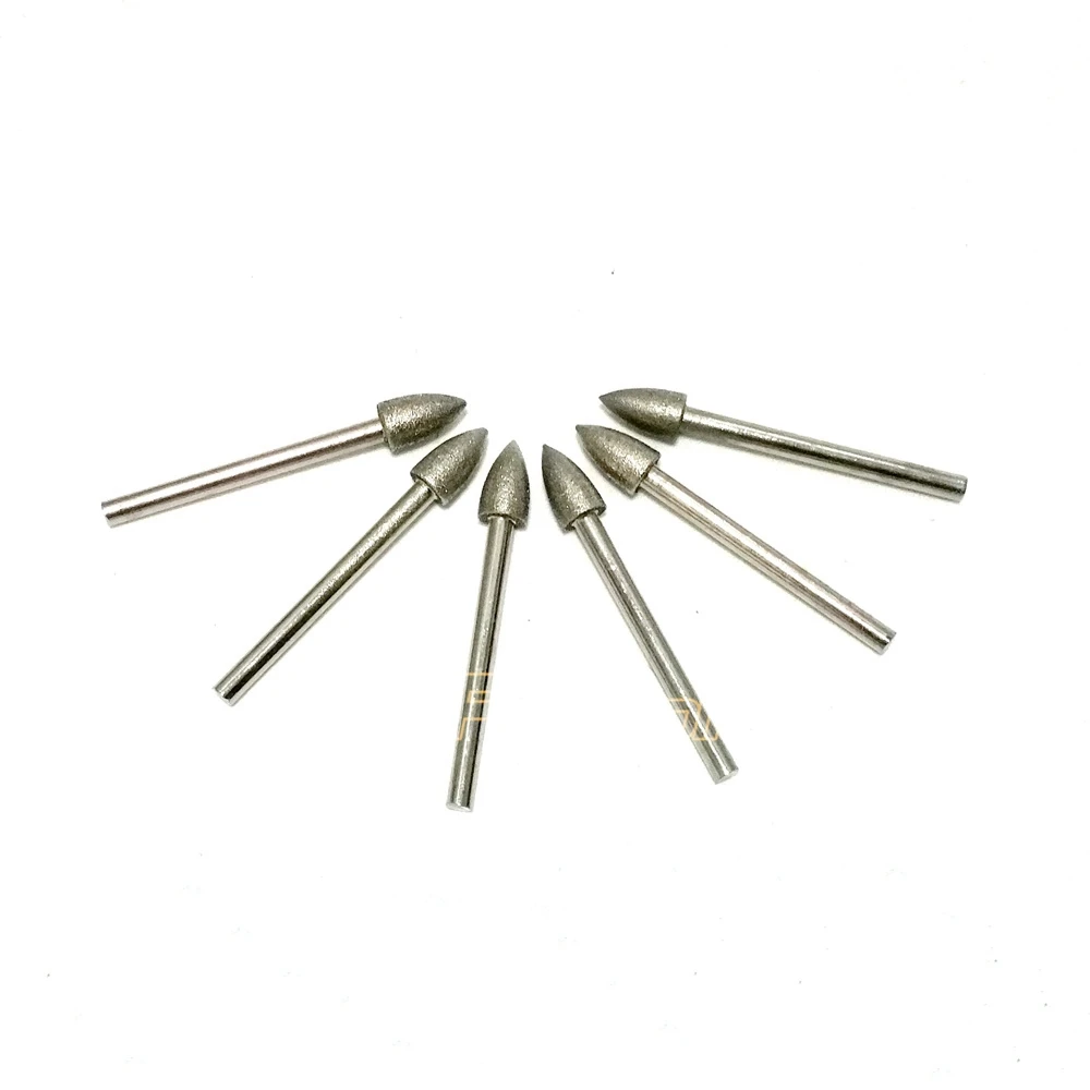 Buy 20 pieces OD6*3mm Taper Diamond Grinding Point