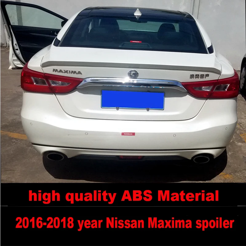 Дизайн, спойлер для Nissan Maxima,,, год, сделай сам, цветной Праймер, задний багажник, спойлер на крыше, высококачественный абс