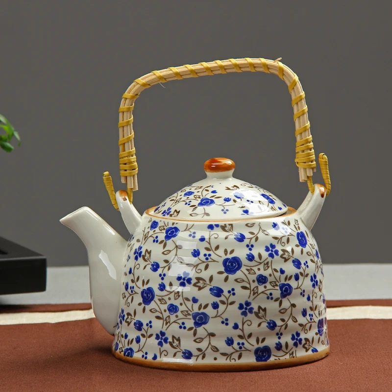 Кувшин для воды горшок в таблице чайник 900 мл Керамика чайник с фильтром Малый прекрасный чайник горшок, кувшин Чай горшок для отдыха стиль