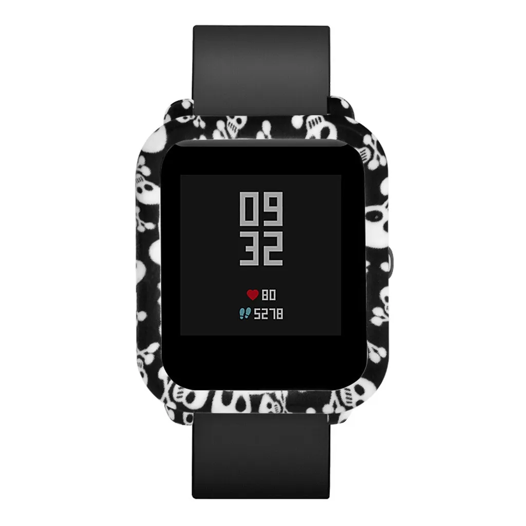 Стильный мягкий ТПУ чехол, Защитный Прочный чехол для Amazfit Huami Amazfit Bip Younth Watch, полный чехол для Xiaomi L0507 - Цвет: F