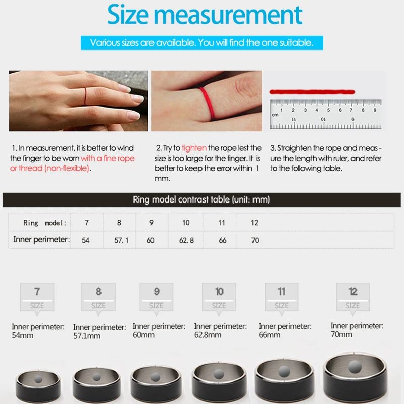 Jakcom R3F Wearable devices NFC Smart Ring anillos White Black Wear For Samsung xiaomi Sony LG IOS Android Window NFC Phone