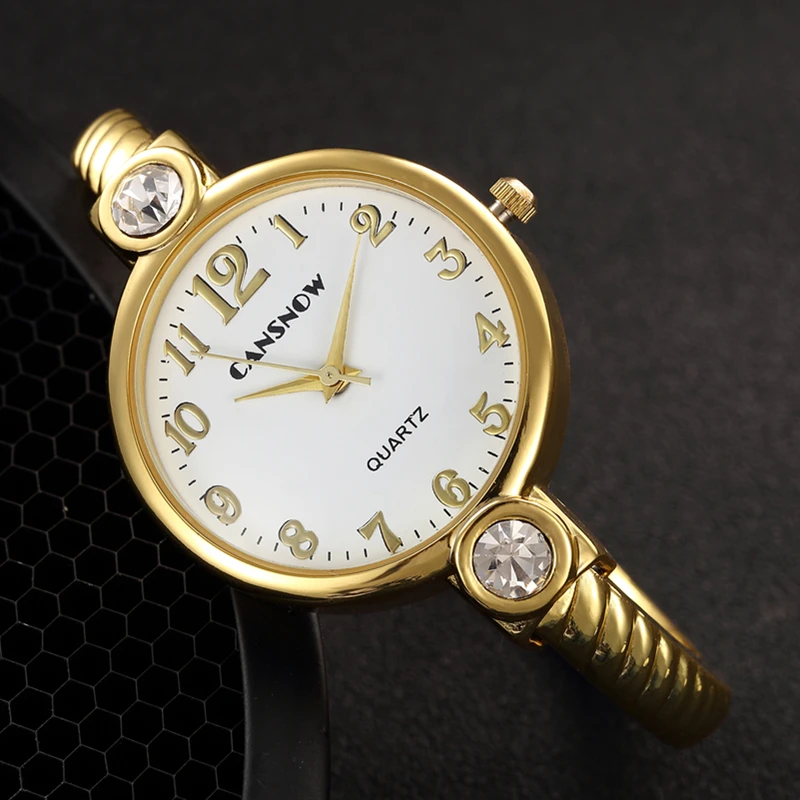

New Design Women Bangle Wristwatch Quartz Crystal Luxury Brand Relojes Rhinestone Fashion Female Watches Eleagnt Mujer Clock
