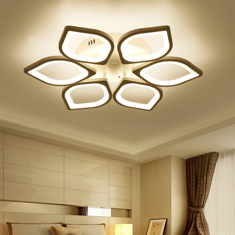 Nordic светодиодные светильники потолочные затемняя современный потолочный лампы для гостиной исследование столовая Спальня дома осветительных приборов