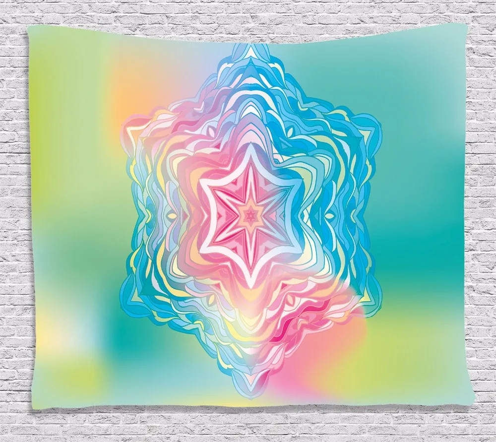 

Indian Mandala Tapestry Lotus Flower Printed Bohemian Yoga Mat Bikini Cover-Up Blanket