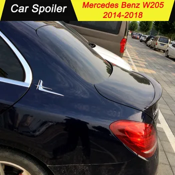 

For mercedes w205 2014-2018 ABS Spoiler car tail wing decoration rear trunk spoiler for Benz W205 C180 C200 C260 C280 C300 C63