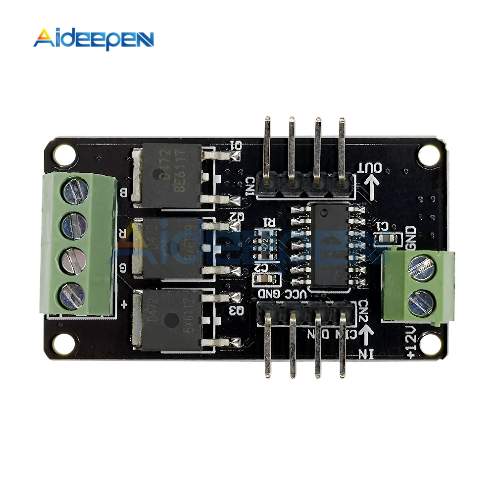 Полноцветный модуль драйвера светодиодной ленты RGB UNO R3 STM32 AVR 12 В DC V1.0 для системы