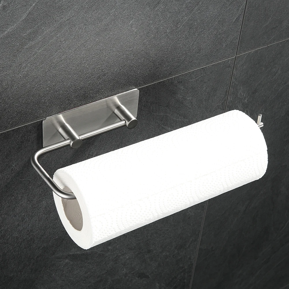

Home Decor Kitchen Towel Rack Wall Mounted Bathroom Tissue Rack Home Storage Tools