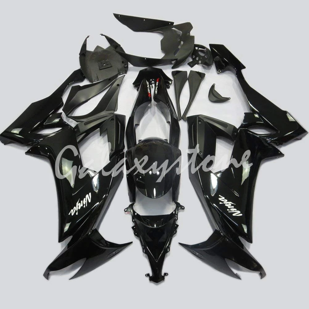 

ABS Injection Molding Black Fairing Kit for Kawasaki Ninja ZX10R 2008 2009