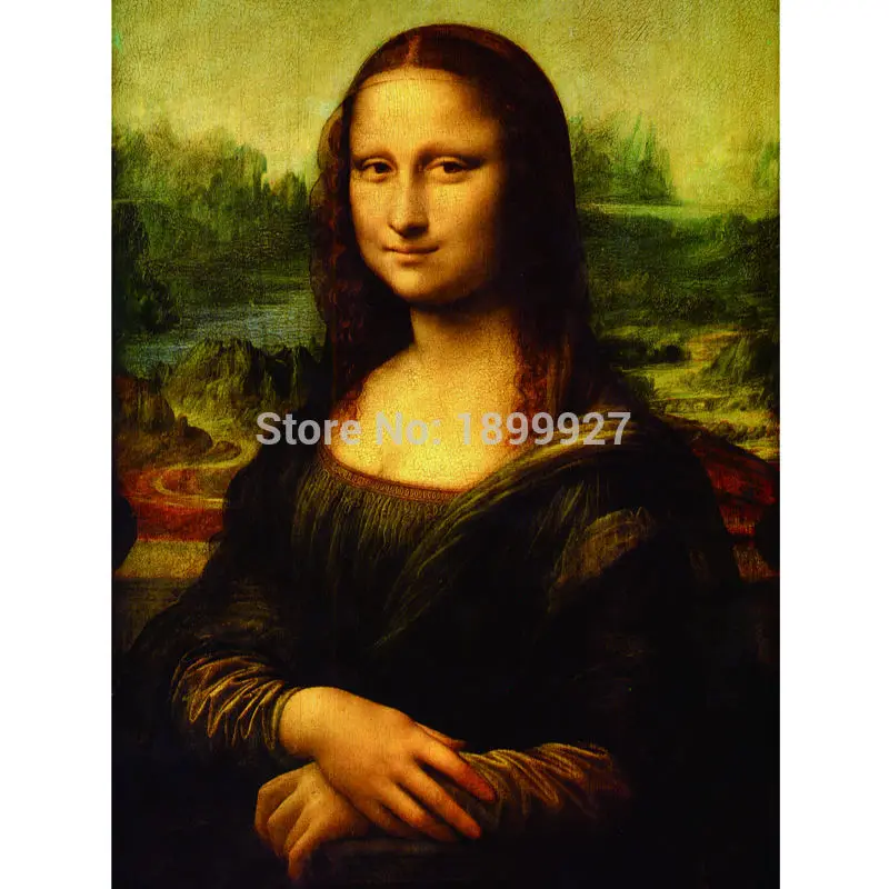 

2017 New 5d Rhinestones Diy Mosaic Diamond Painting Cross Stitch Square Resin Diamond Embroidery Mona Lisa Figure Free Shipping