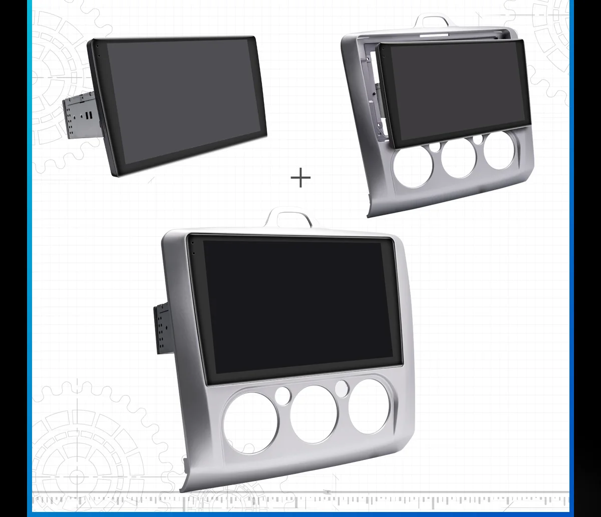 Best DSP 9" 1Din Android 8.1 Car Multimedia Radio for Ford Focus Exi MT Mk2 Mk3 2004-2011 GPS Navi SPDIF DAB Mirror Link OBD 4G SIM 6