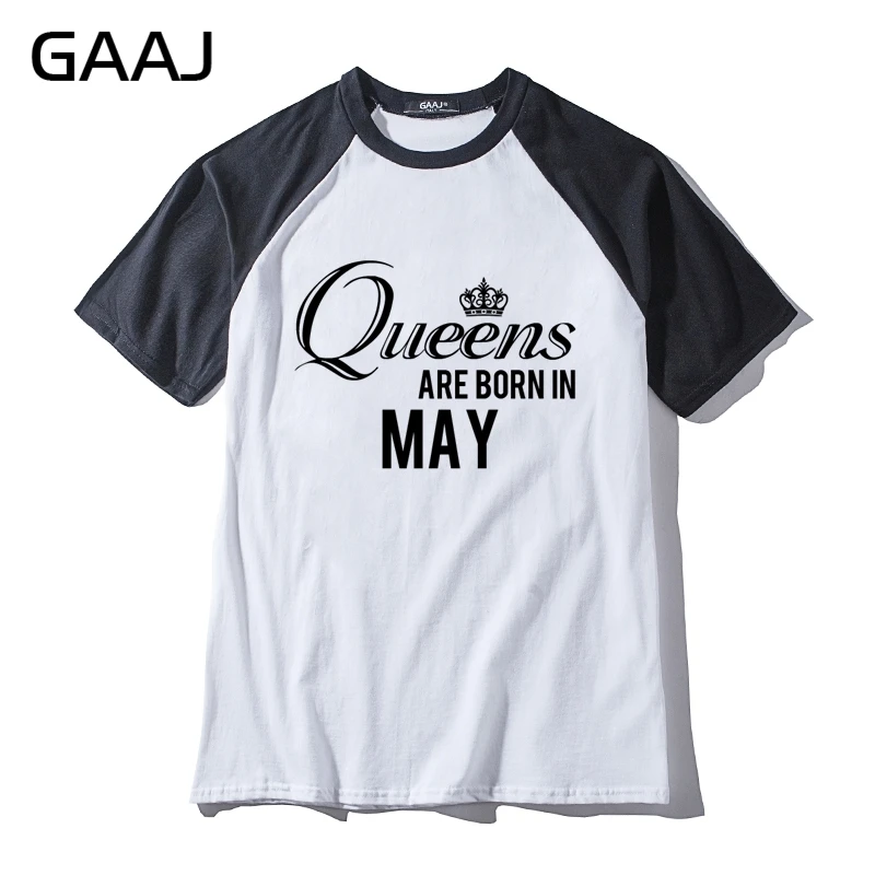 GAAJ &quotQueens are born in May&quot мужская и женская футболка унисекс с коротким длинным