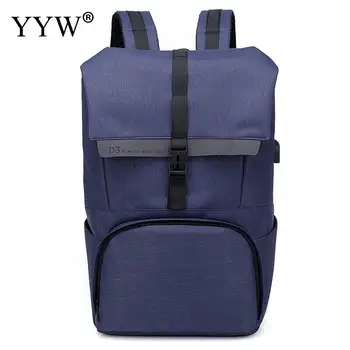 

YYW 2018 Nylon Black Backpack Waterproof Men'S Back Pack Laptop Mochila High Quality Designer Backpacks Male Escolar With Pocket