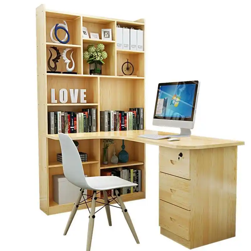 Tray Mesa Notebook Tisch Computer Pliante Escritorio De Oficina Vintage Wooden Bedside Stand Tablo Laptop Table With Bookcase