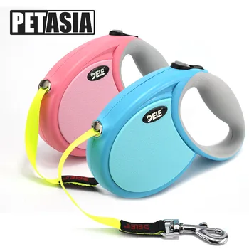 

2019 New Pet Dog Leash Automatic Retractable Collar Dog Lead 3M 4M 20KG leash for Small Large Dog Harness Dele Dog Chain Collars