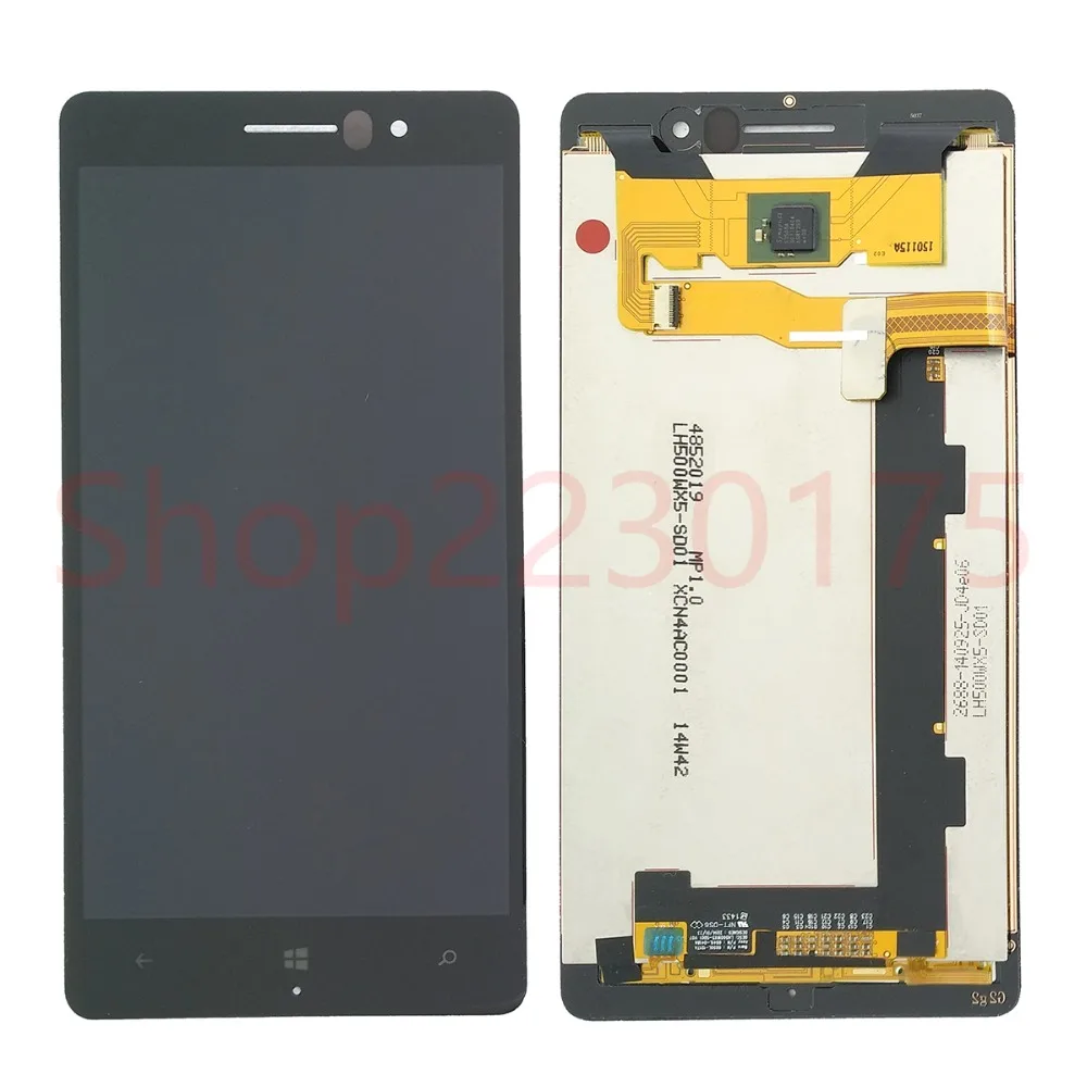 

For Nokia Lumia 830 RM-983 RM-984 LCD Display Touch Screen Digitizer Assembly Frame Replacement Parts