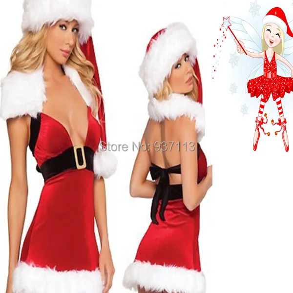 Foto Di Natale Con Donne.Nuovo Arrivo Delle Ragazze Delle Donne Sexy Buon Natale Costumi Set Babbo Natale Vestito Con Cappello Di Velluto Morbida Per La Principessa Cosplay Christmas Costume Costumes Christmascosplay Dress Aliexpress