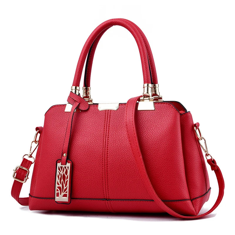

Shunvbasha boutique ladies handbag 2018 new leather tide bag female stereotypes sweet lady handbags slung shoulder bag