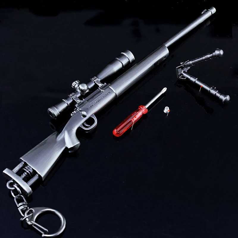 Mini Rifle Gun Toys M24 Sniper Rifle Alloy Weapon Model Guns Decoration Toys Birthday Gifts For Boys Kids