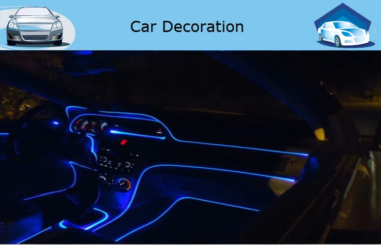  FIEBR OPTIC CAR PRIMETER LIGHT