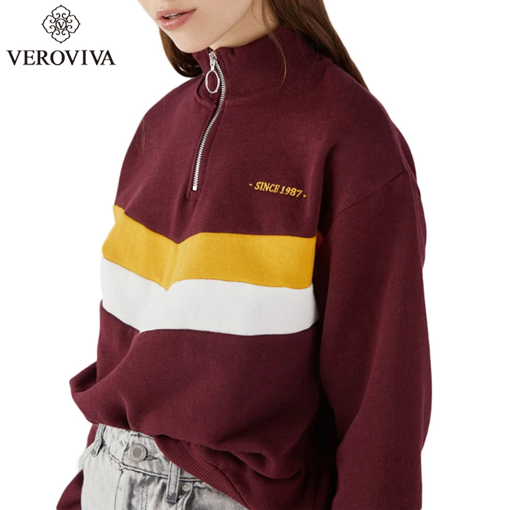 Vero Viva Женский Повседневный Спортивный и досуг уличный полувысокий воротник
