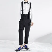 Домашняя Новинка, мужские повседневные Комбинезоны, брюки, мешковатые штаны. S-6XL