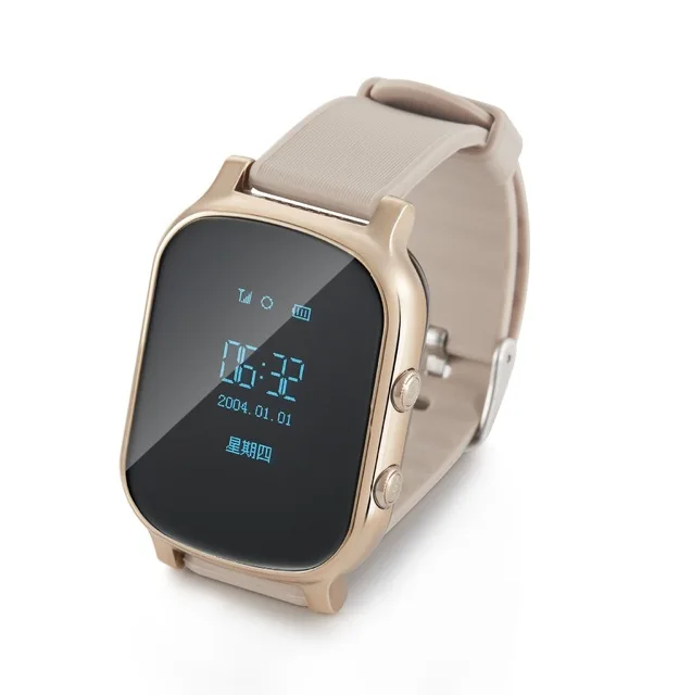 Детские Смарт-часы T58 OLED GPS-трекер SOS смарт-мониторинг местоположения телефона