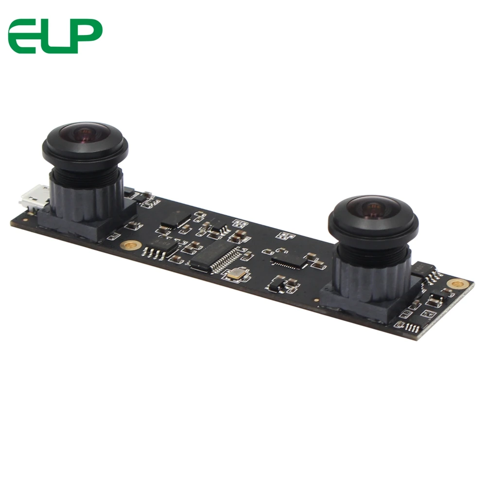 ELP Wide Angle FOV180 Dual Lens Stereo Camera Modlue 1080P HD CMOS AR0330 Sensor 3D VR For 360degree Camera|Модули камеры| |