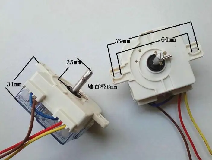 temporizador da máquina de lavar roupa fios interruptor de minutos comprimento